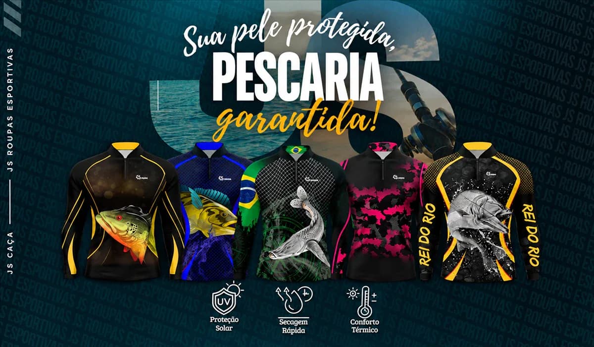 Sua pele protegida, pescaria garantida!