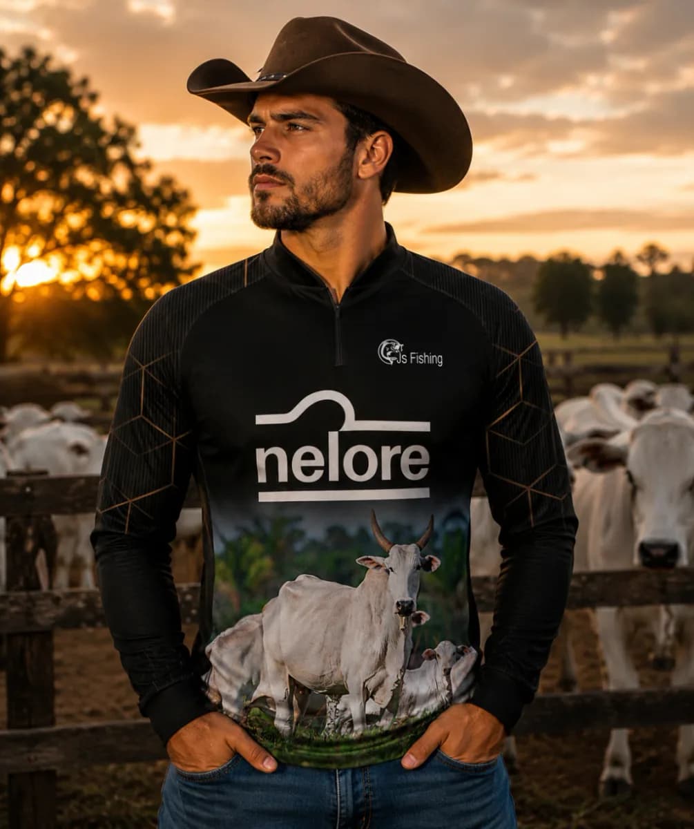 Camiseta Agro com Proteção Solar UV50+ - Ref 036