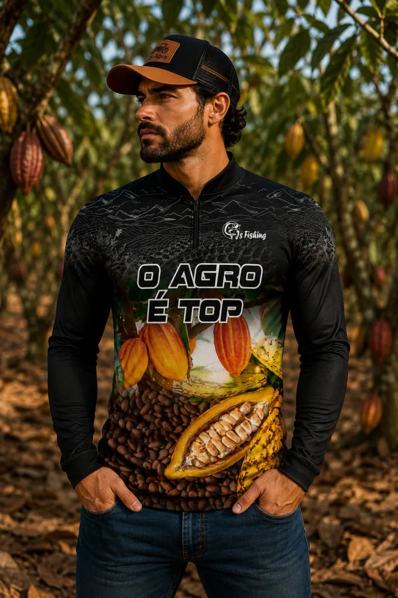Camiseta Agro com Proteção Solar UV50+ - Ref 011