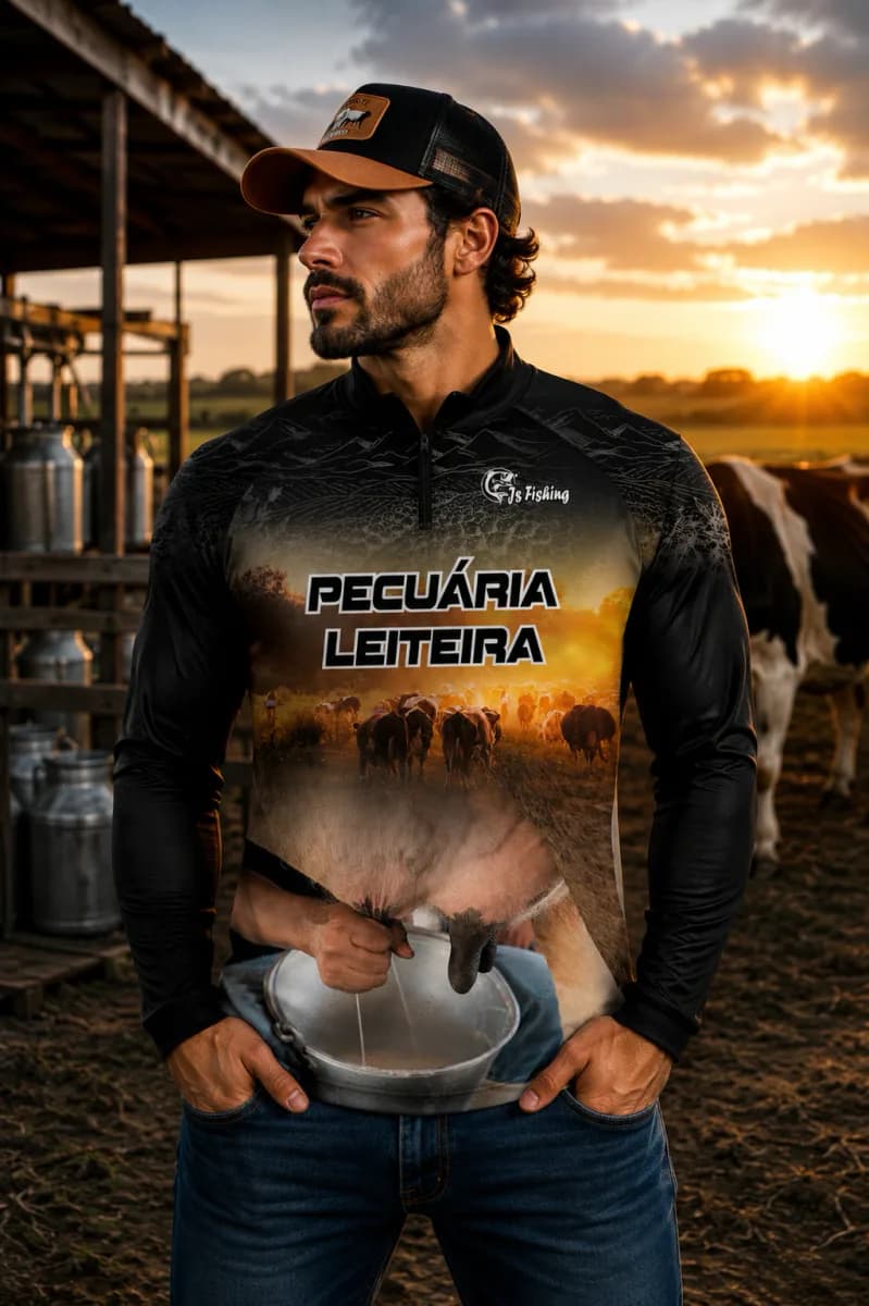 Camiseta Agro com Proteção Solar UV50+ - Ref 014