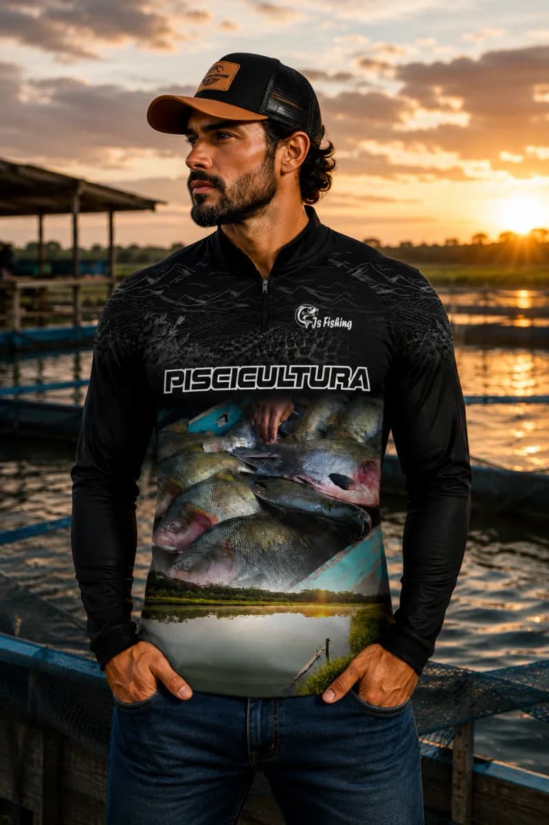 Camiseta Agro com Proteção Solar UV50+ - Ref 016