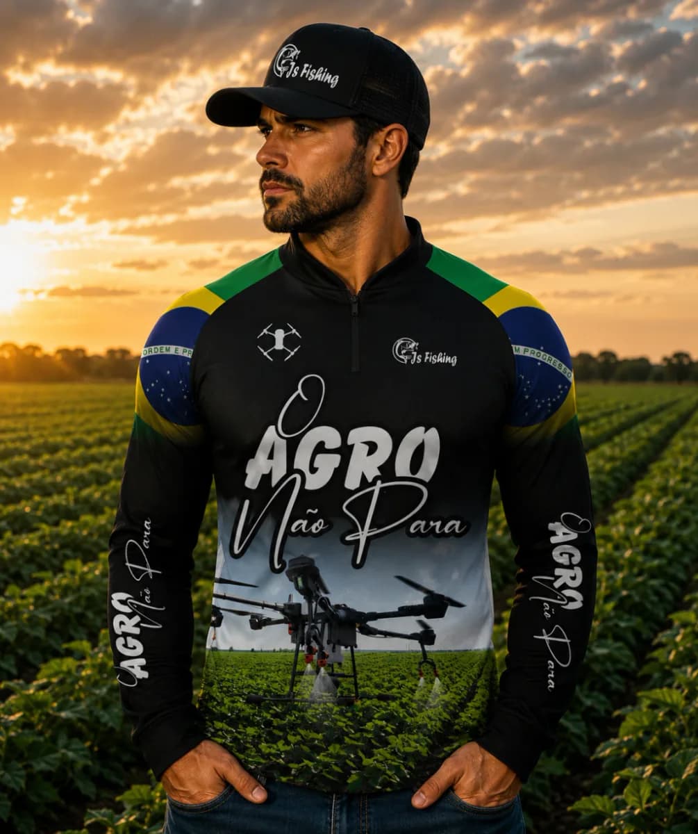 Camiseta Agro com Proteção Solar - Ref 053
