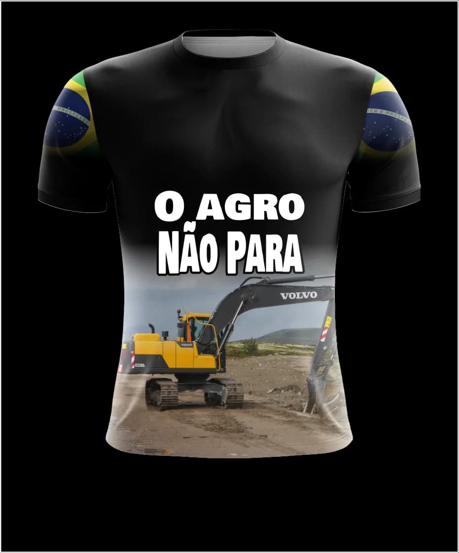CAMISETA AGRO manga curta - Ref 006