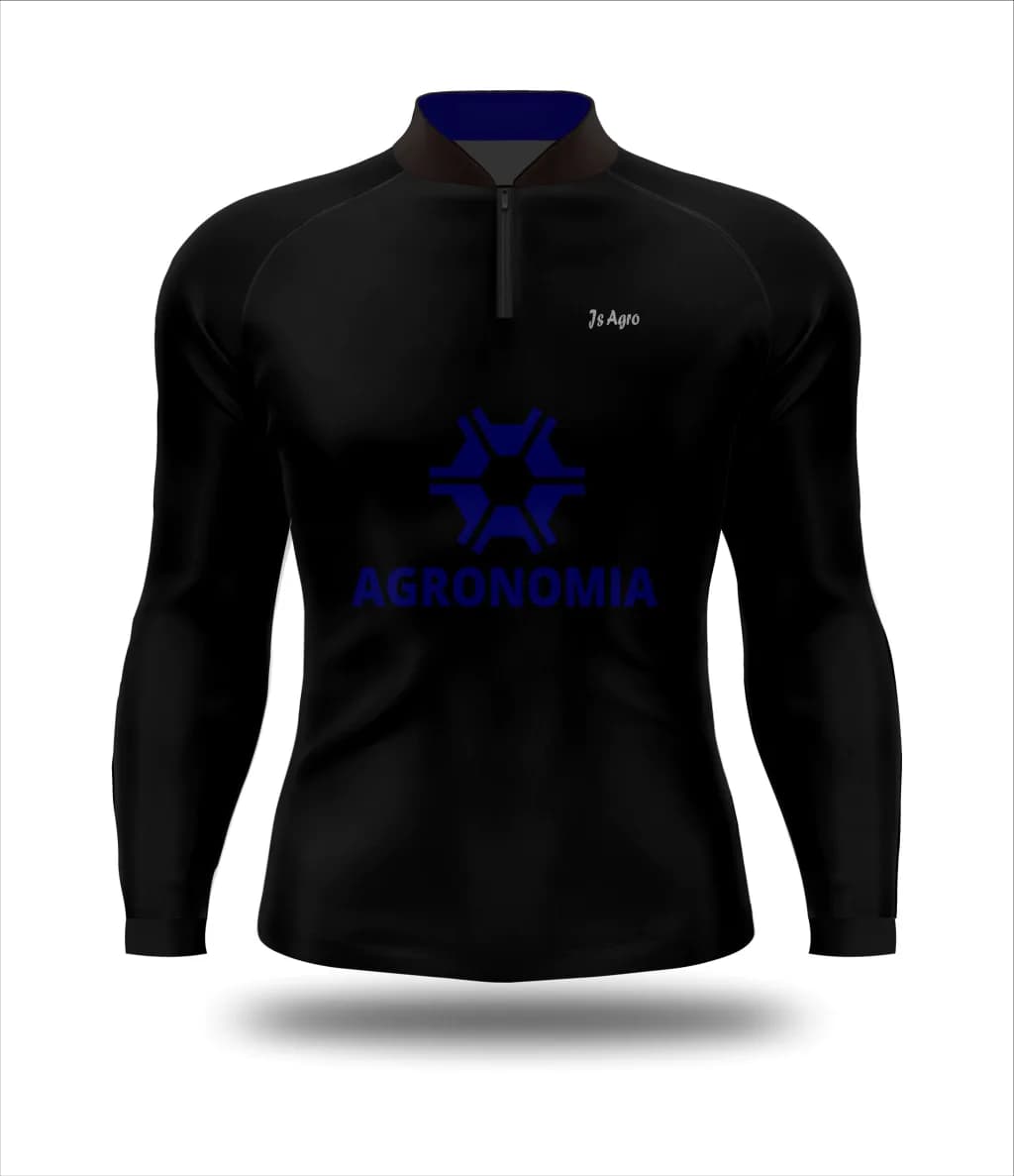 Camiseta Agronomia cor preta - Ref 0107