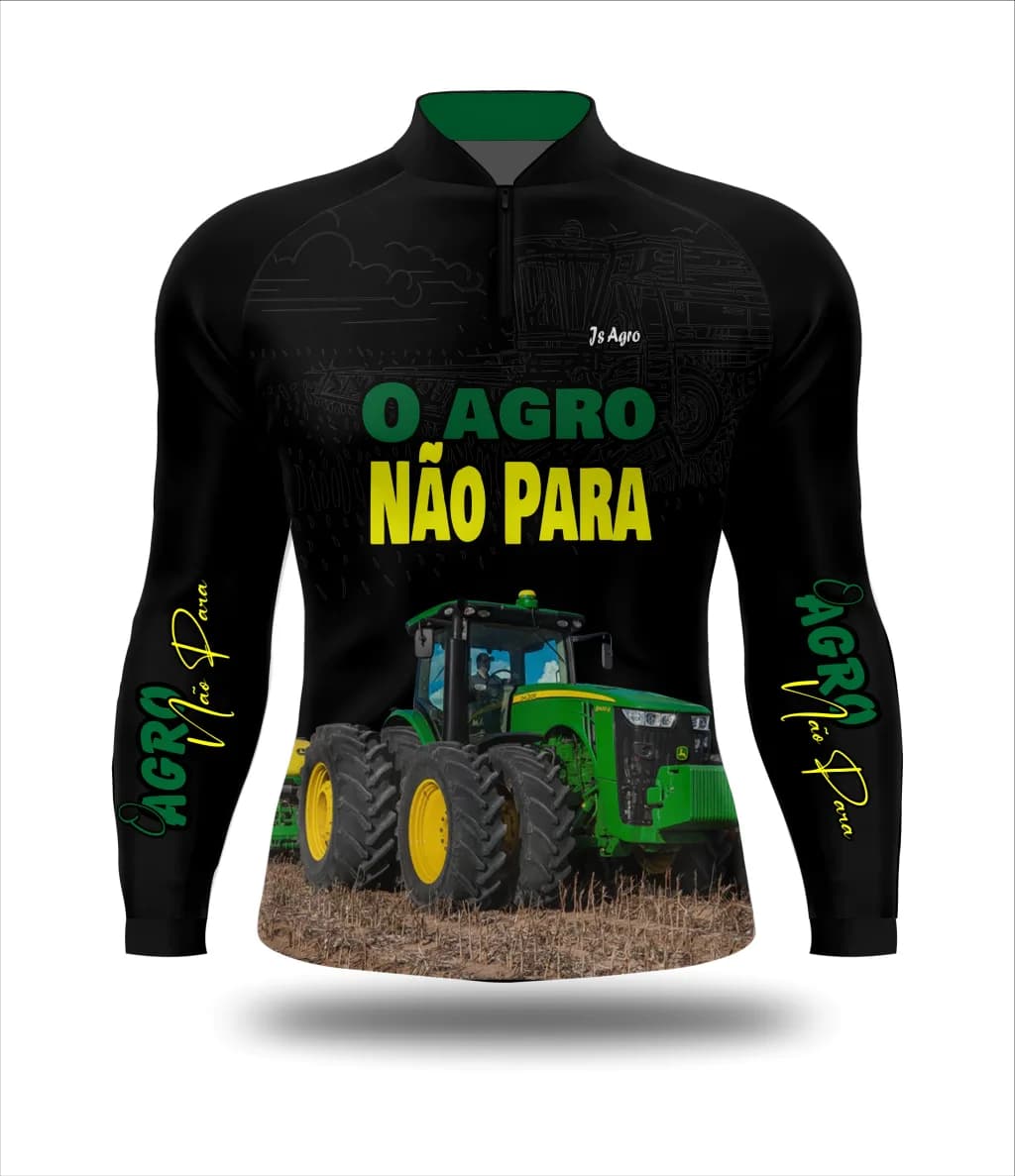 Camiseta O Agro Não Para - Ref 0114