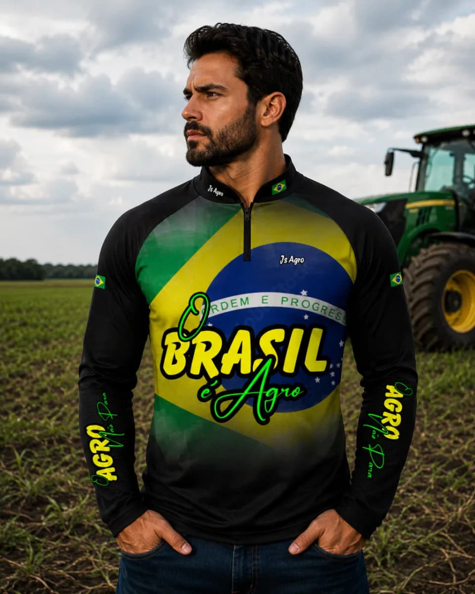 Camiseta O Brasil é Agro 2 - Ref 0123