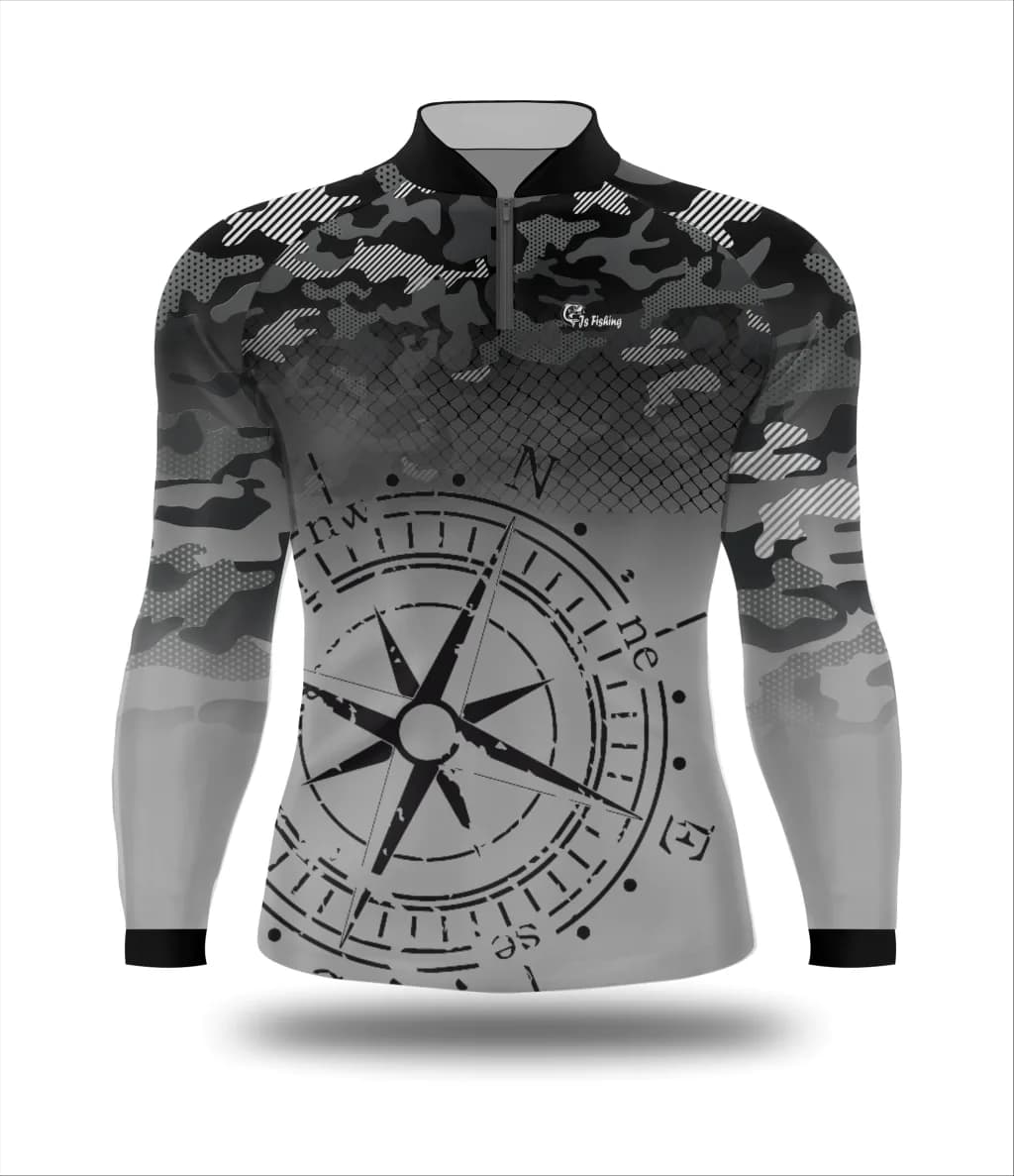 Camiseta de Pesca Proteção UV50+ - Ref 0102