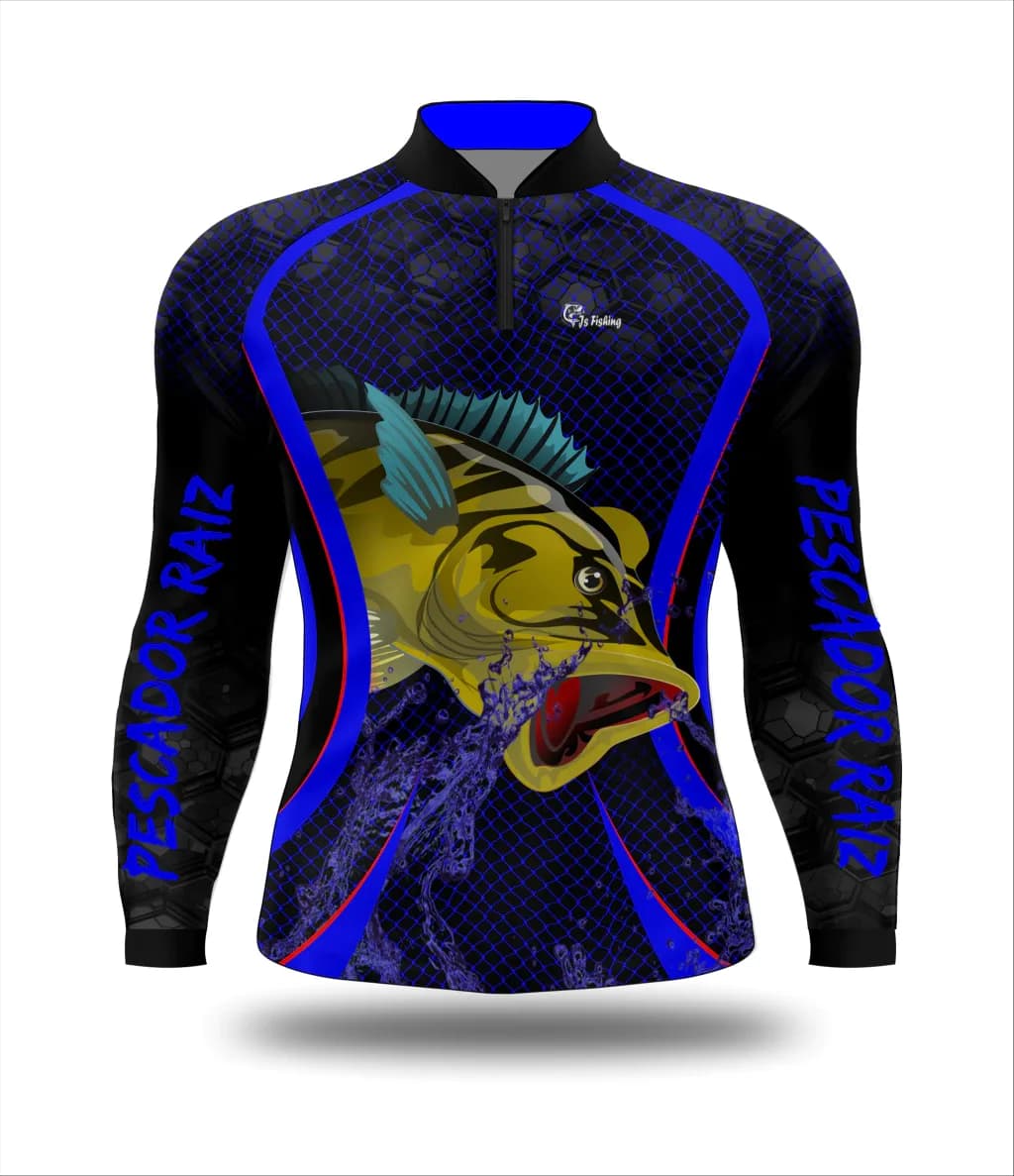 Camiseta de Pesca Proteção UV50+ - Ref 0104