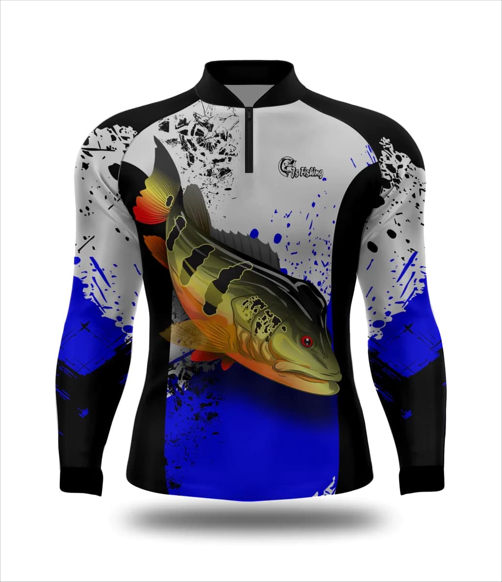 Camiseta de Pesca Proteção UV50+ - Ref 0107