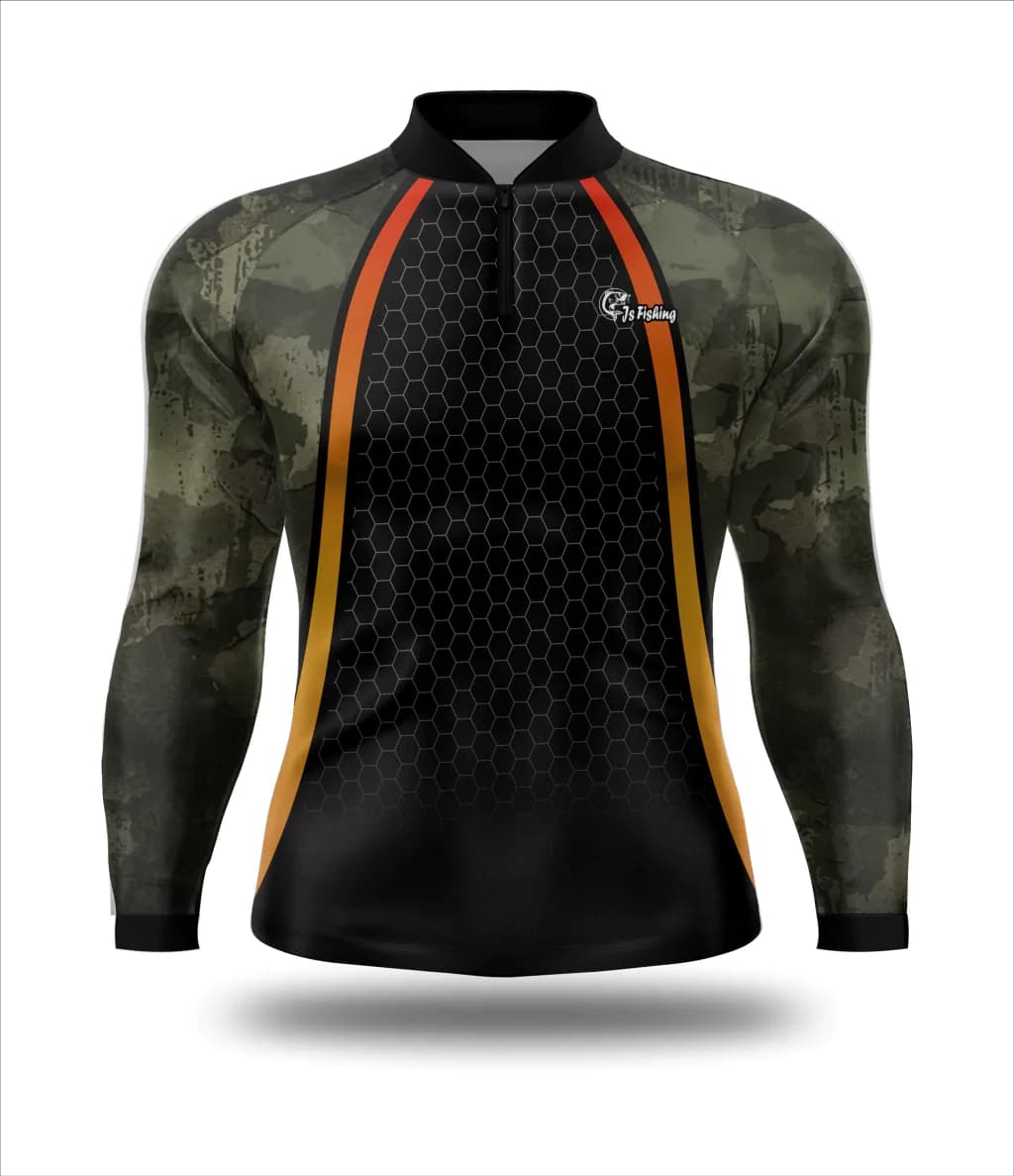 Camiseta de Pesca Proteção UV50+ - Ref 0129
