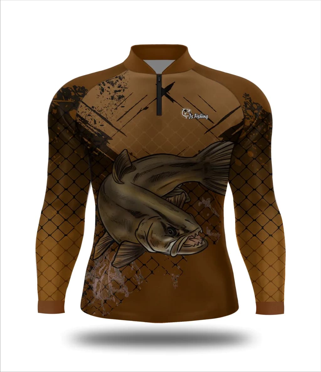 Camiseta de Pesca Proteção UV50+ - Ref 0130