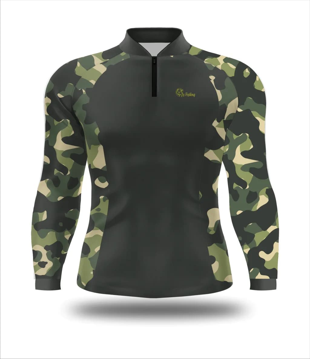 Camiseta de Pesca Proteção UV50+ - Ref 0136