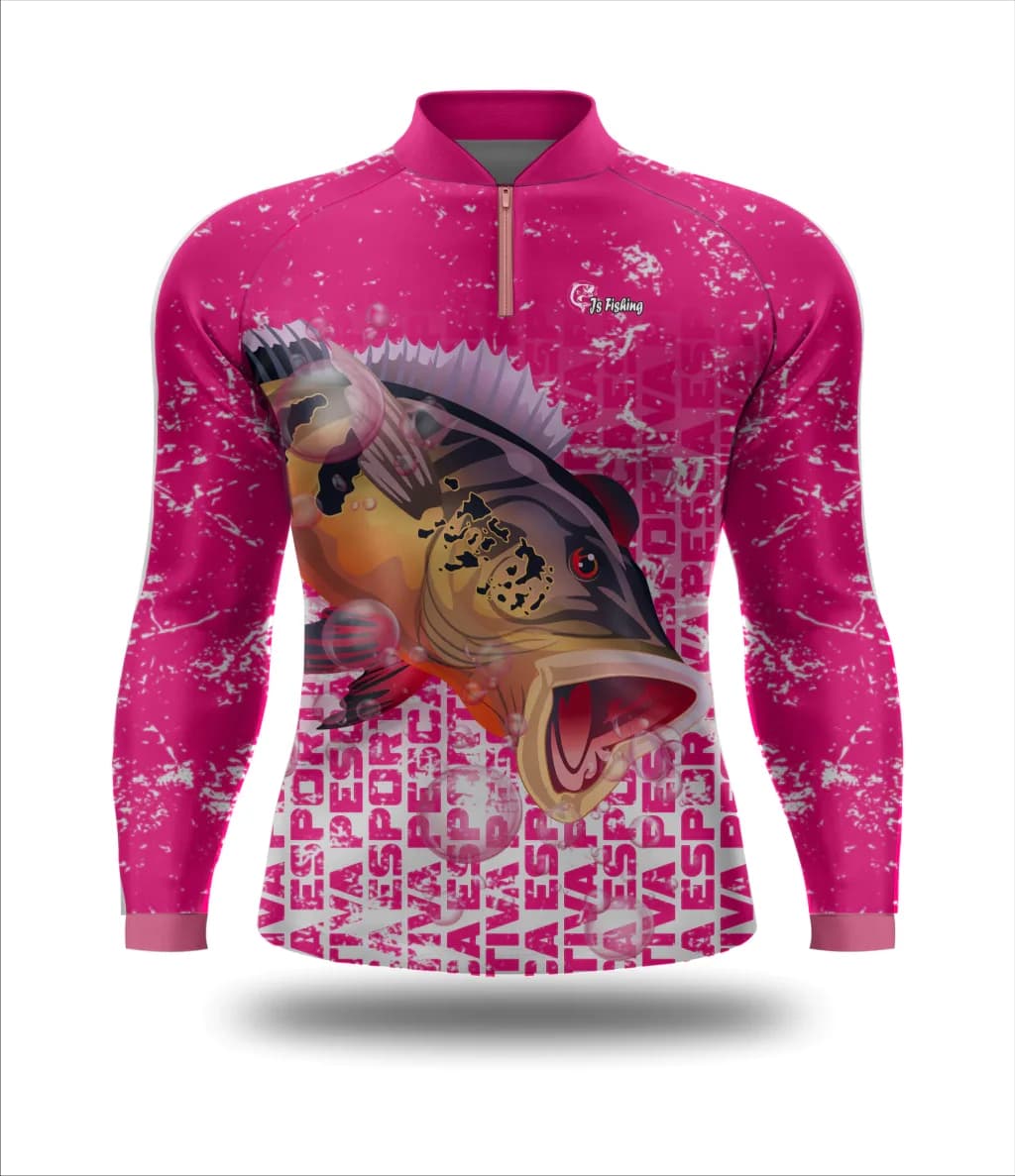 Camiseta de Pesca Proteção UV50+ - Ref 0159