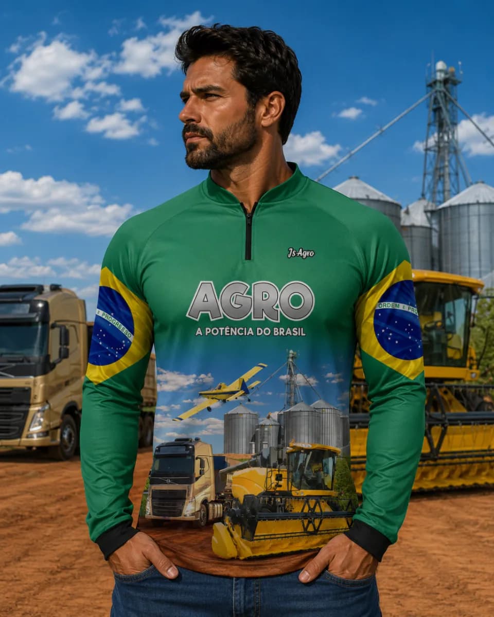 Camiseta UV agro - Ref 0129