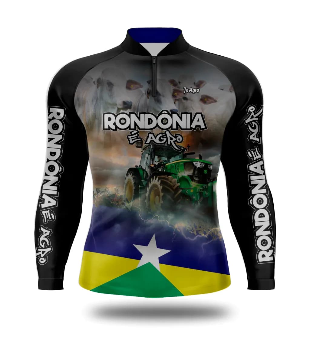 Camiseta Rondônia é Agro UV50+ - Ref 0147
