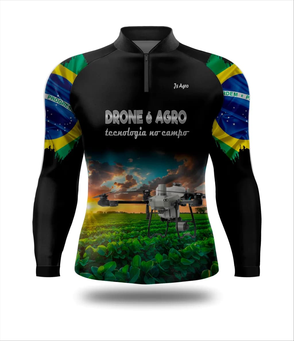 Camiseta Drone é Agro UV50+ - Ref 0158