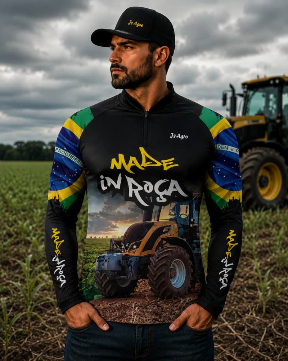 Camiseta Agro com Proteção Solar UV50+ - Ref 0171