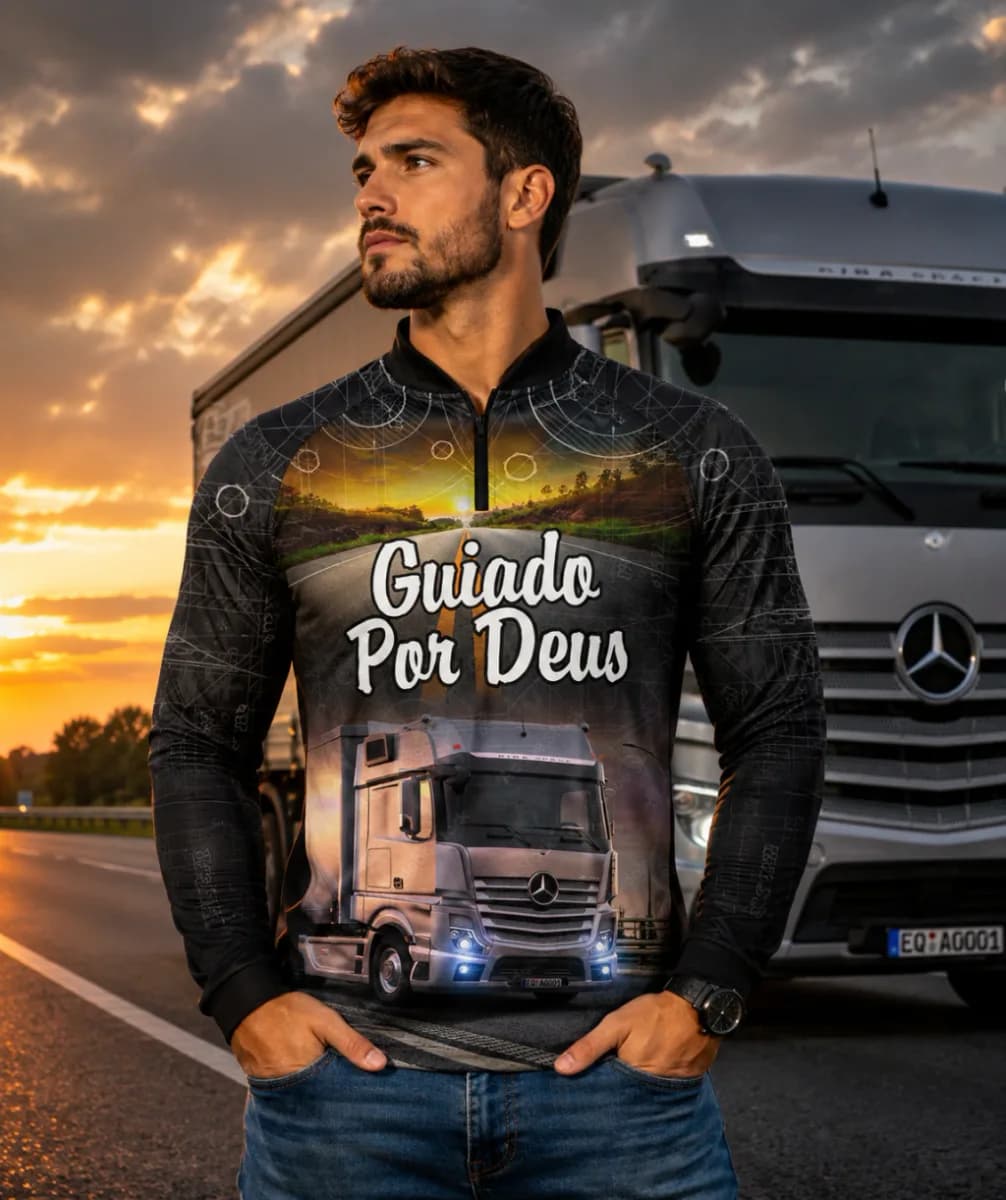 Camiseta Agro com Proteção Solar UV50+ - Ref 032