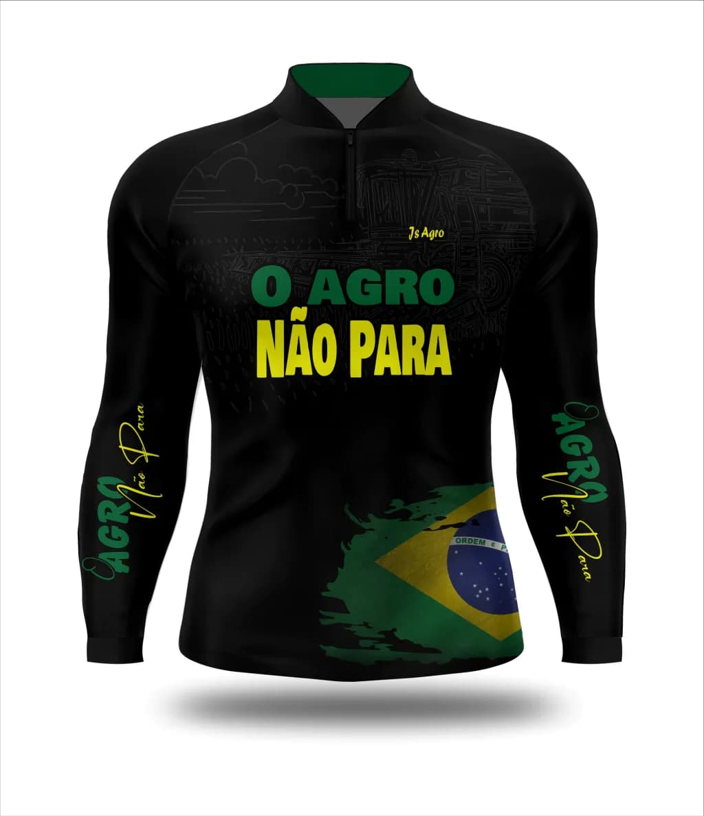 Camiseta O Agro Não Para - Ref 0112
