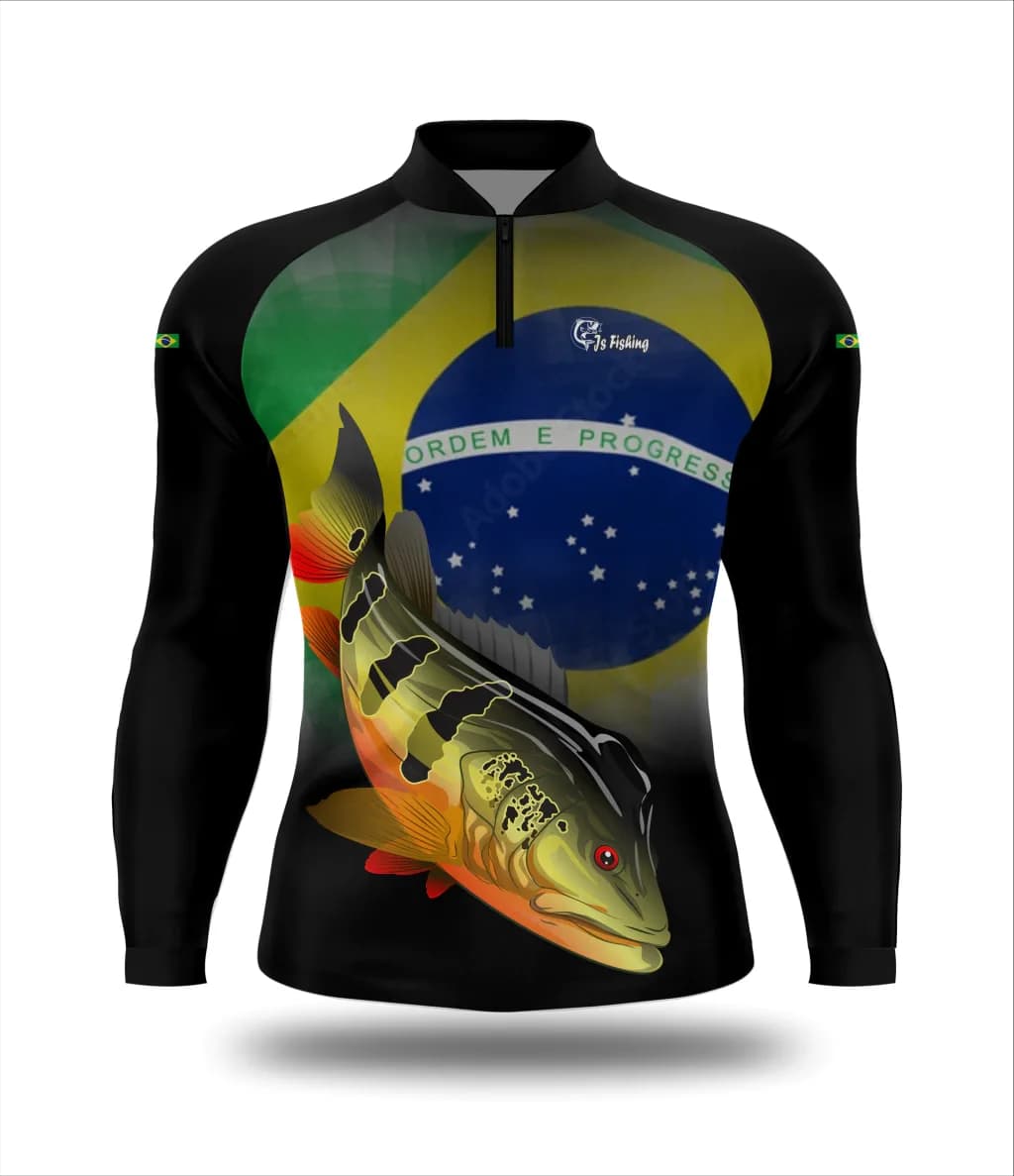Camiseta de Pesca Proteção UV50+ - Ref 0101