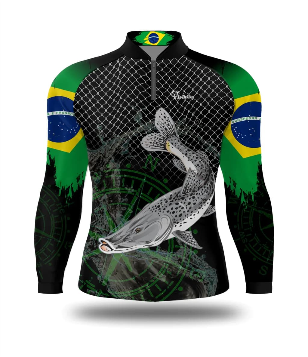 Camiseta de Pesca Proteção UV50+ - Ref 0103