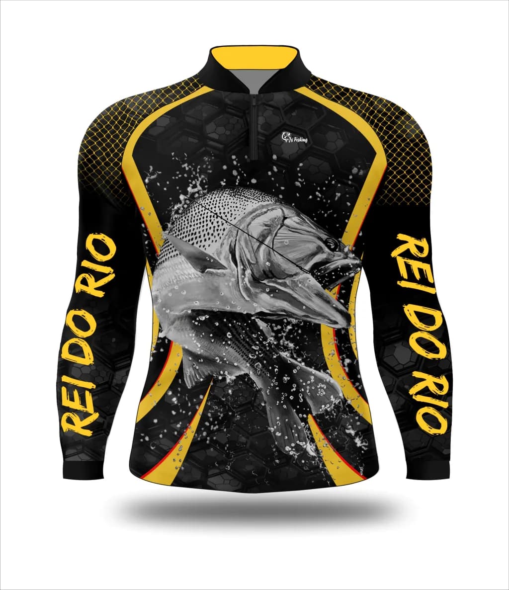 Camiseta de Pesca Proteção UV50+ - Ref 0105