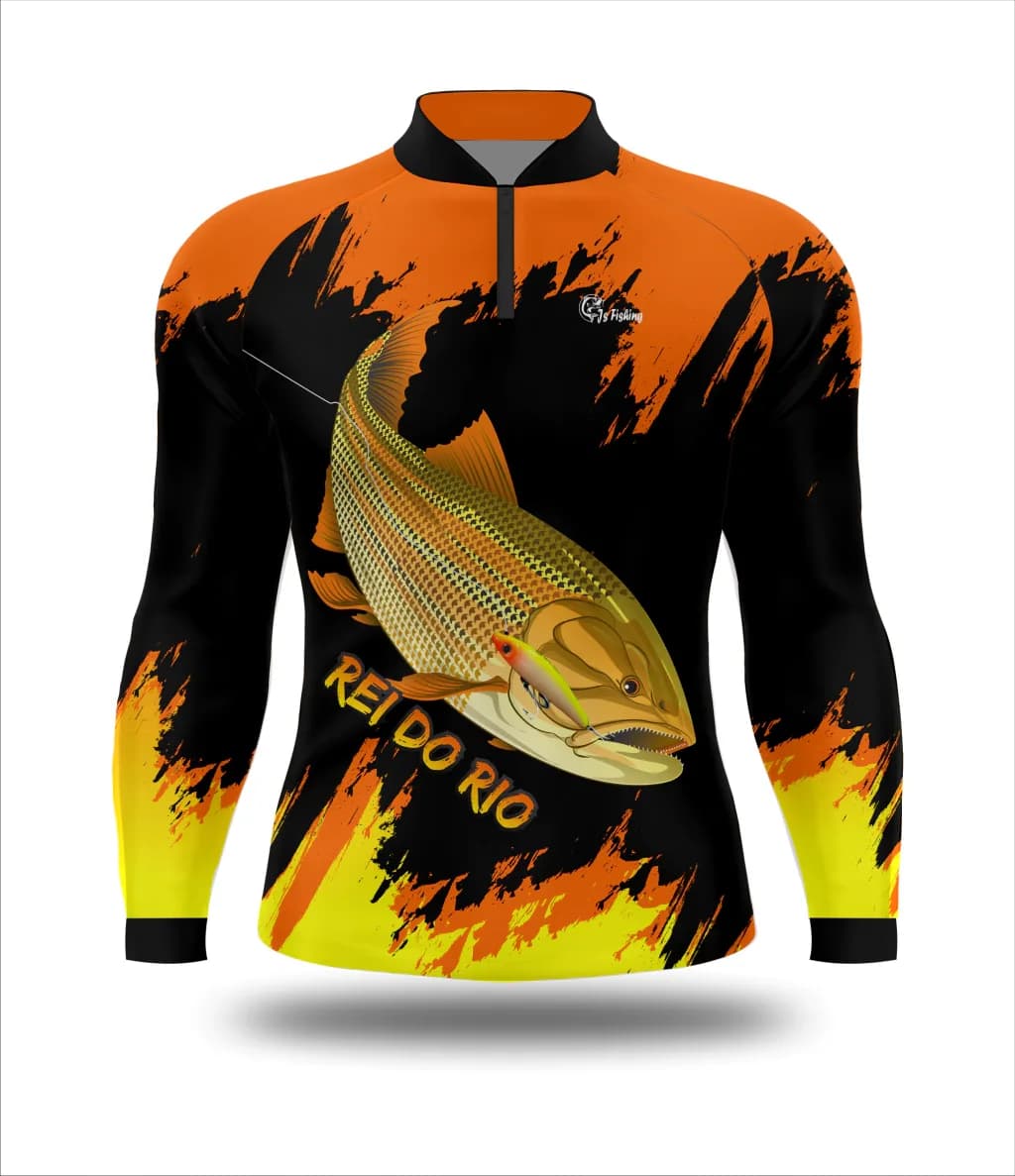 Camiseta de Pesca Proteção UV50+ - Ref 0126