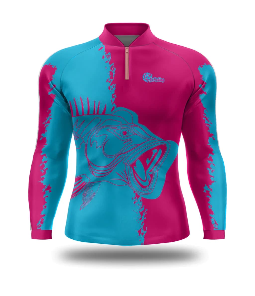 Camiseta de Pesca Proteção UV50+ - Ref 0157